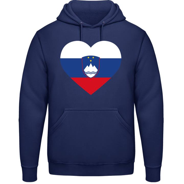 Slovenia Heart Flag Hettegenser contain pic