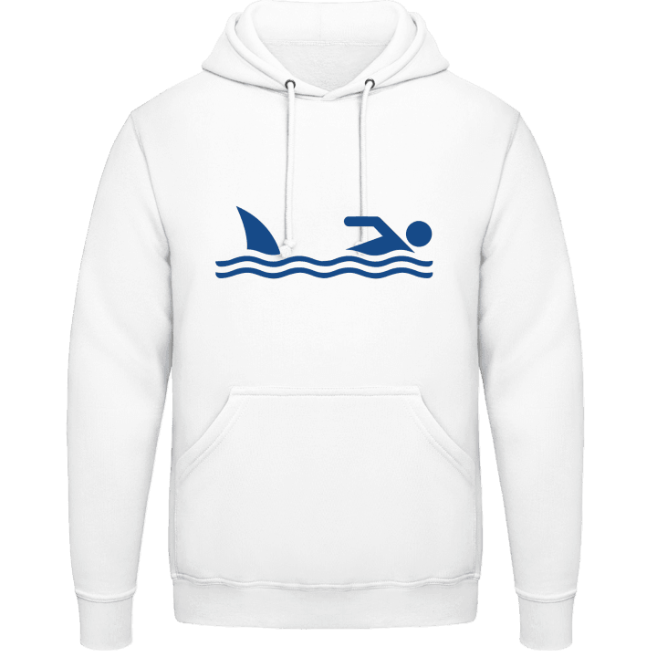 Shark And Swimmer Hoodie 0 image
