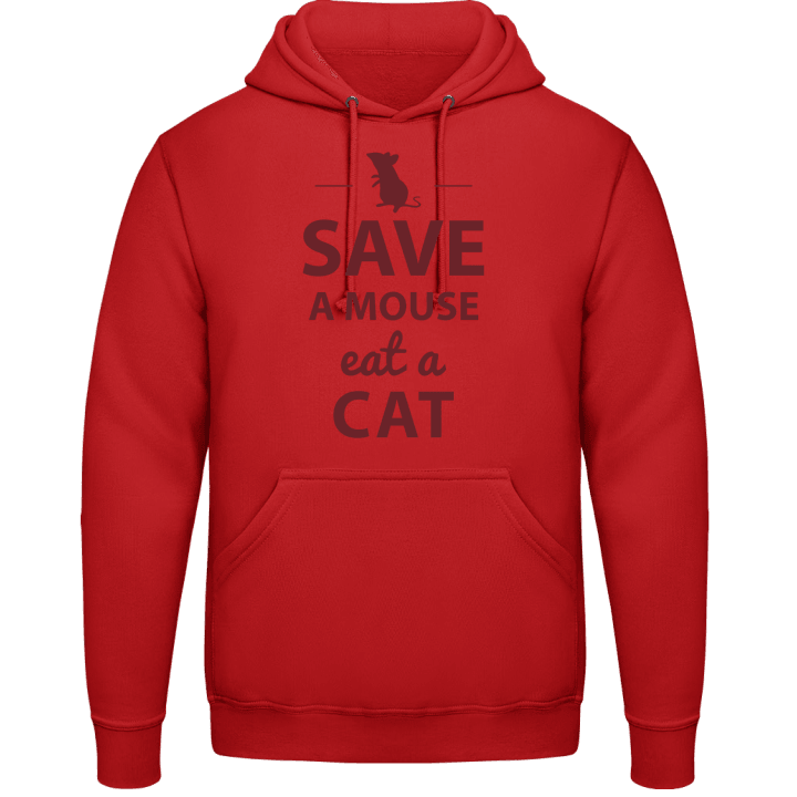 Save A Mouse Eat A Cat Felpa con cappuccio 0 image
