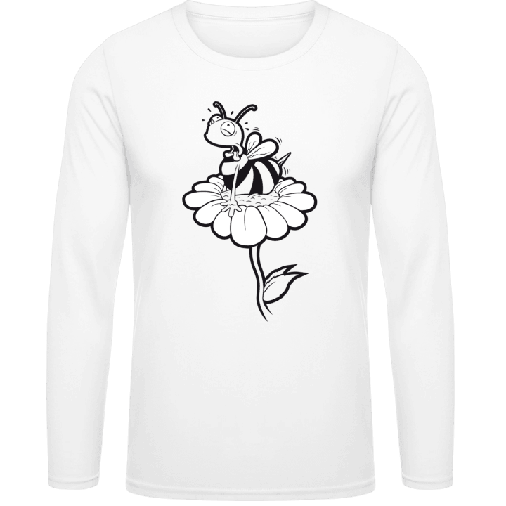 Fleur Et Abeille T-shirt à manches longues 0 image
