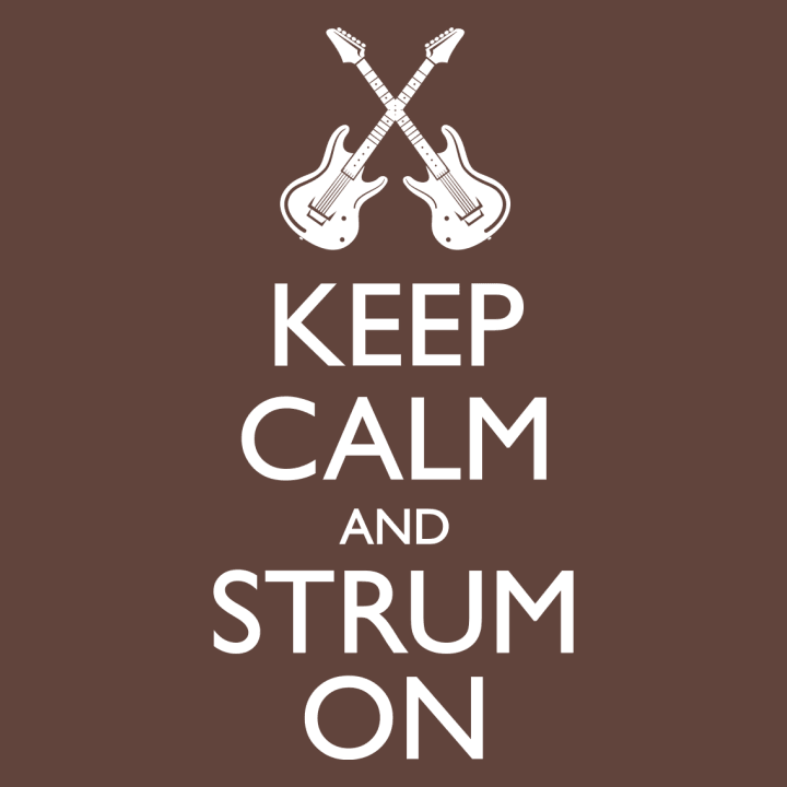 Keep Calm And Strum On Long Sleeve Shirt 0 image