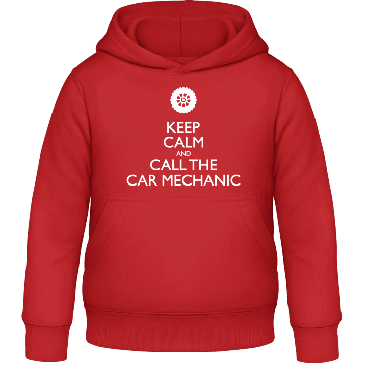Keep Calm And Call The Car Mechanic Felpa con cappuccio per bambini contain pic