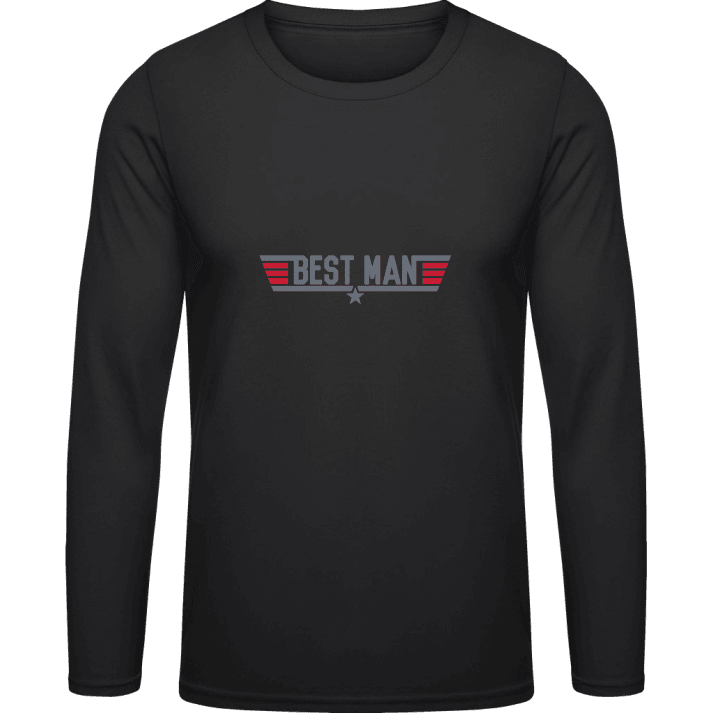 Best Man Logo Long Sleeve Shirt contain pic