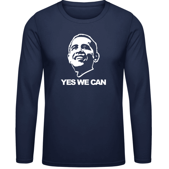 Yes We Can - Obama Shirt met lange mouwen contain pic