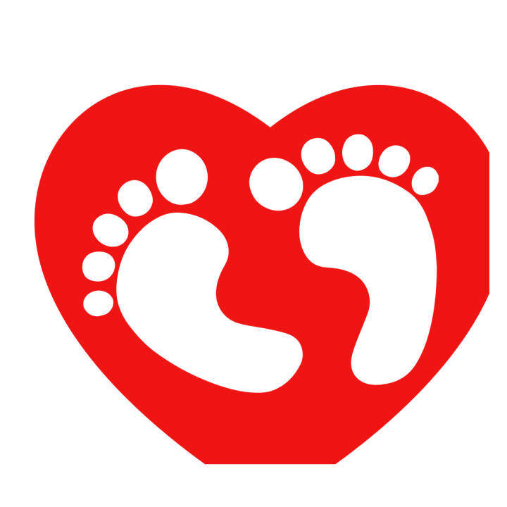 Baby Feet Heart Sudadera de mujer 0 image