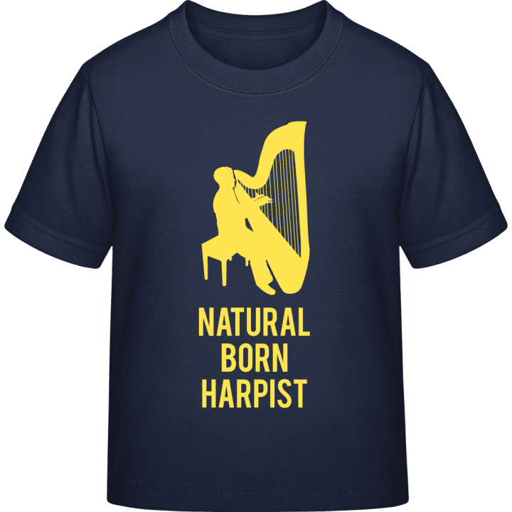 Natural Born Harpist T-skjorte for barn contain pic