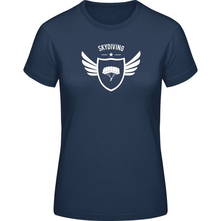Skydiving Winged Frauen T-Shirt contain pic