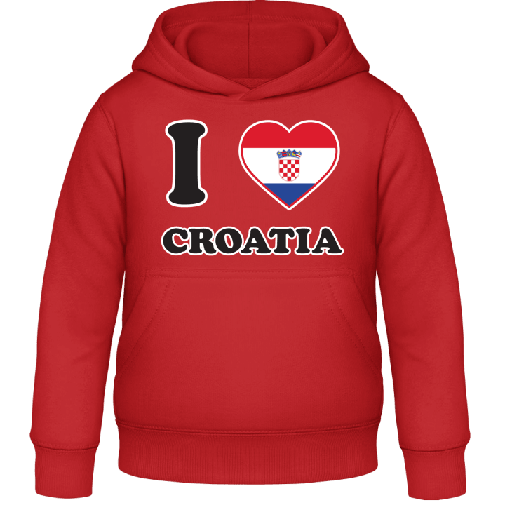 I Love Croatia Felpa con cappuccio per bambini 0 image