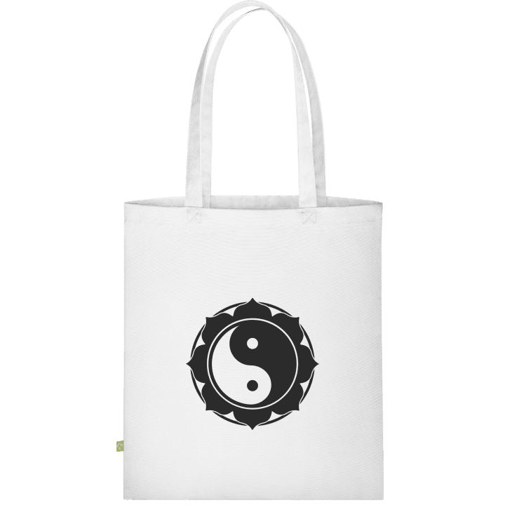 Yin And Yang Flower Bolsa de tela contain pic