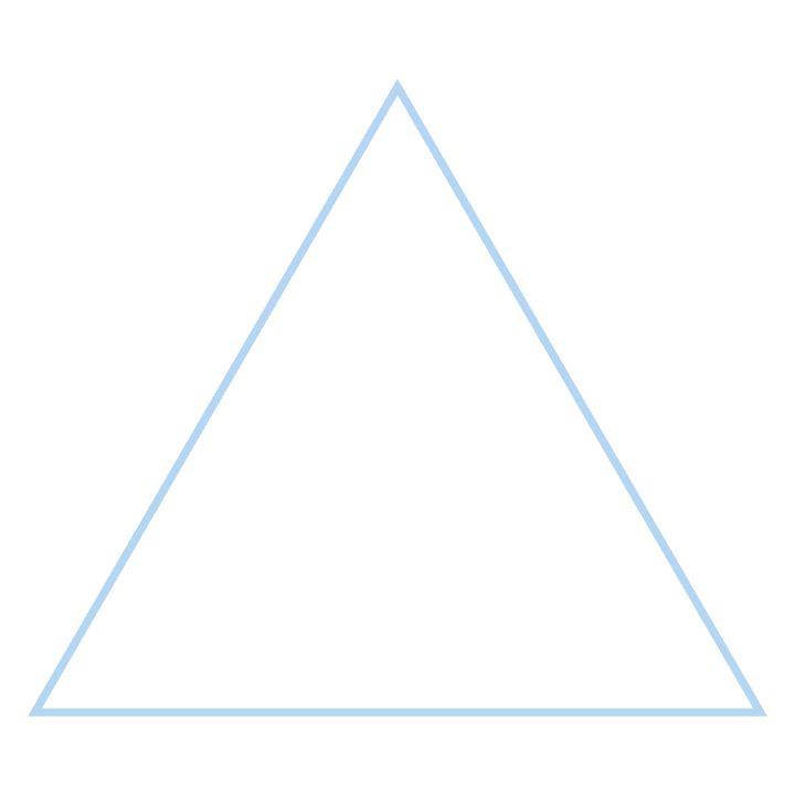 Triangle Outline Vrouwen Lange Mouw Shirt 0 image