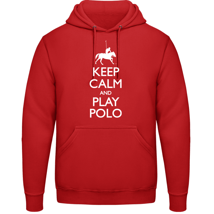 Keep Calm And Play Polo Sweat à capuche contain pic