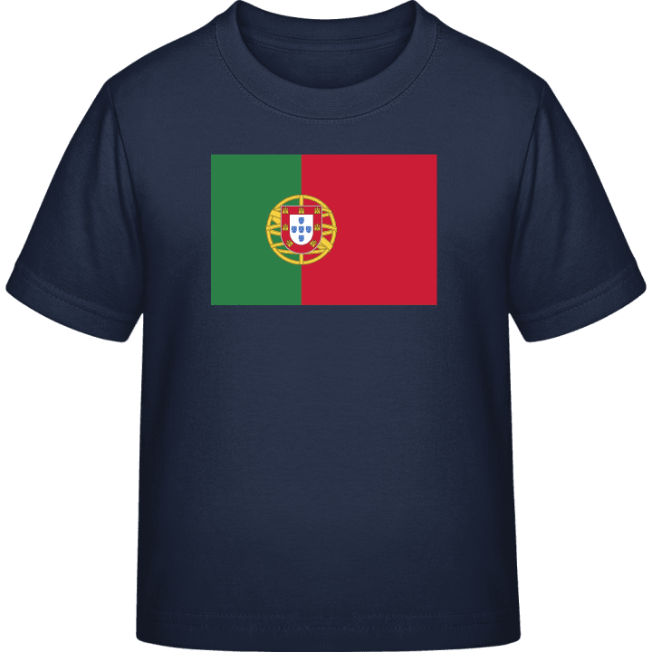 Flag of Portugal T-skjorte for barn contain pic