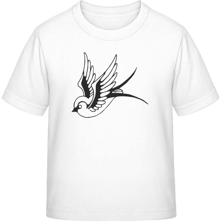 Swallow Tattoo Outline T-shirt för barn 0 image