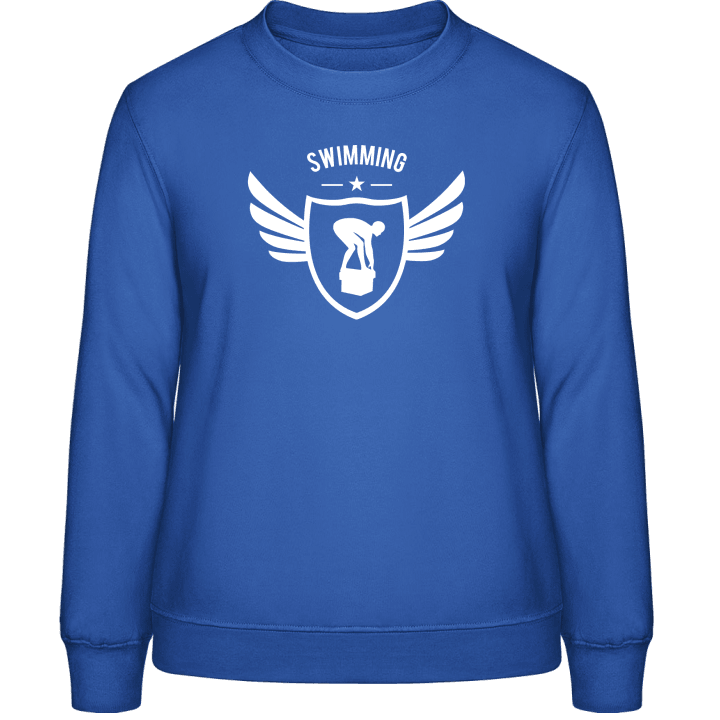 Swimming Winged Sweat-shirt pour femme contain pic
