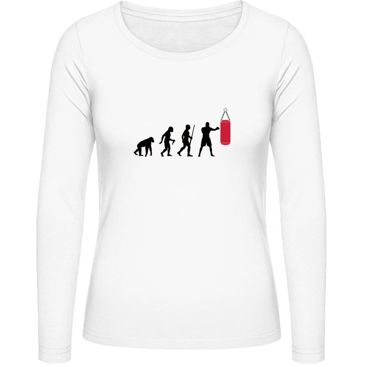 Evolution of Boxing Frauen Langarmshirt contain pic
