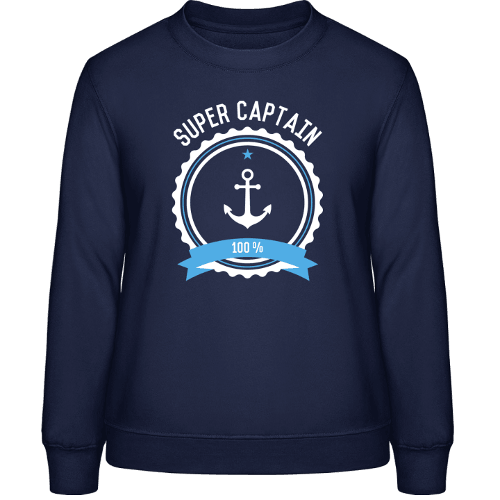 Super Captain 100 Percent Vrouwen Sweatshirt contain pic