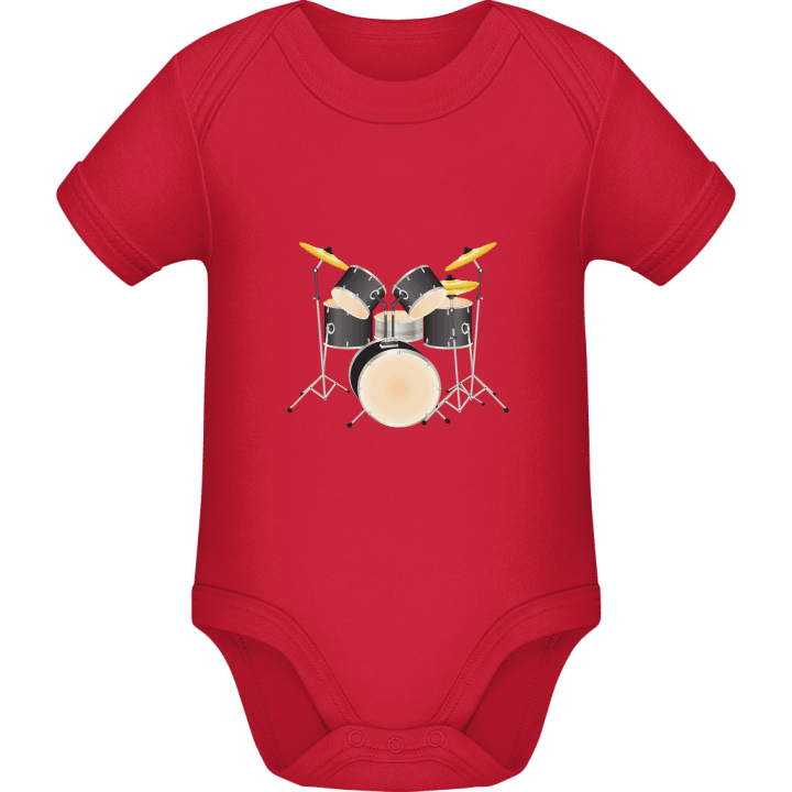 Schlagzeug Illustration Baby Strampler 0 image