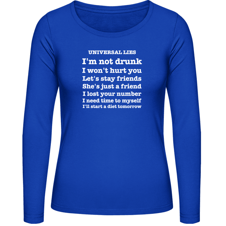 Universal Lies Vrouwen Lange Mouw Shirt 0 image
