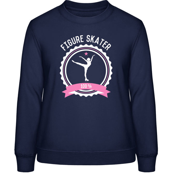 Figure Skater 100 Percent Sweatshirt för kvinnor contain pic