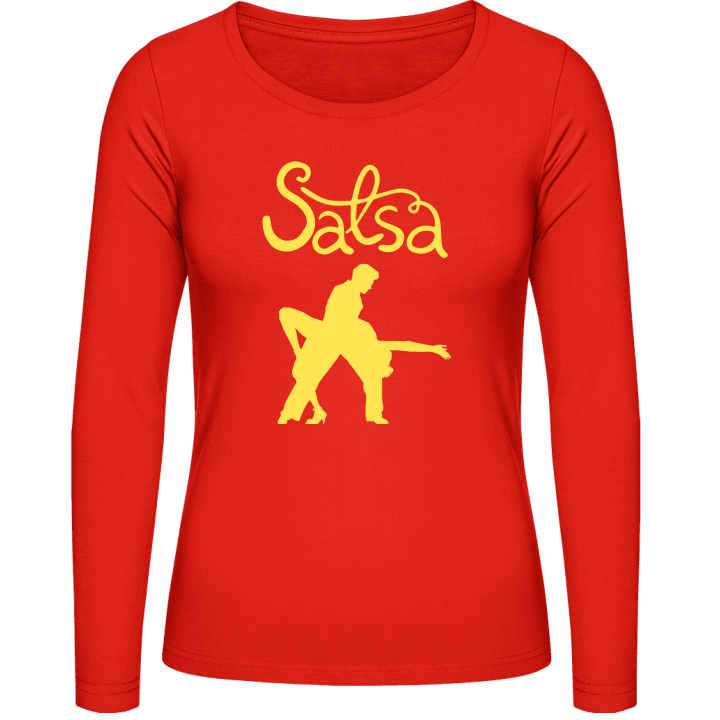 Salsa Dancing Vrouwen Lange Mouw Shirt contain pic