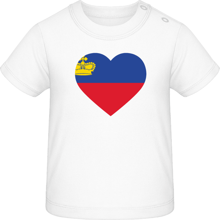 Liechtenstein Heart T-shirt för bebisar 0 image