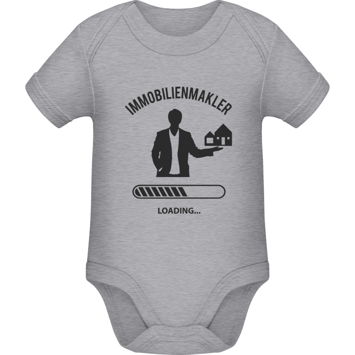 Immobilienmakler Loading Baby romper kostym contain pic