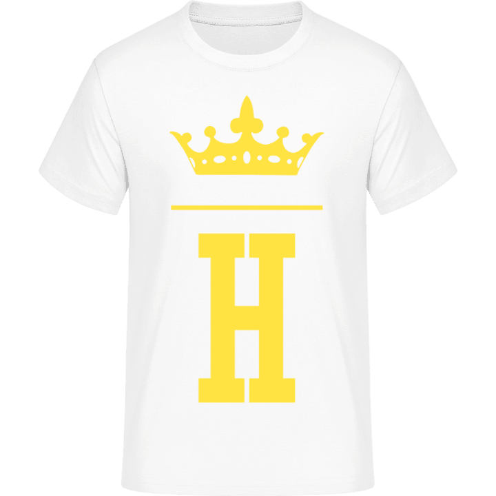 H Initial Name Crown Maglietta 0 image