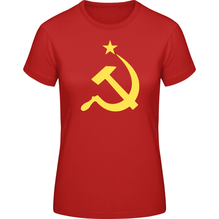 Communism Symbol T-skjorte for kvinner contain pic