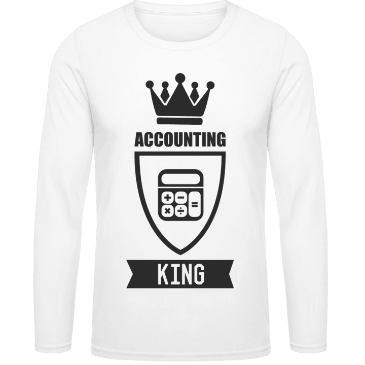 Accounting King Langarmshirt contain pic
