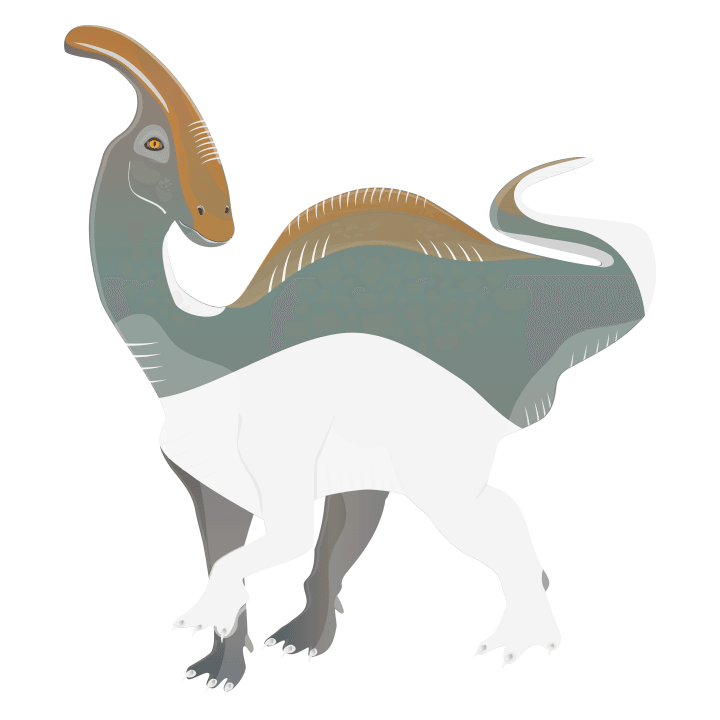 Dinosaur Parasaurolophus Lasten t-paita 0 image