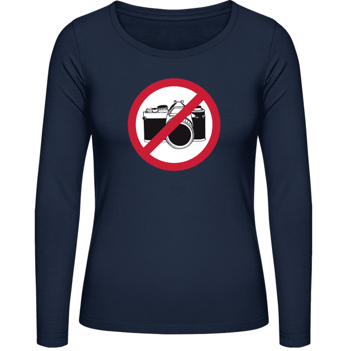 No Pictures Warning Women long Sleeve Shirt 0 image