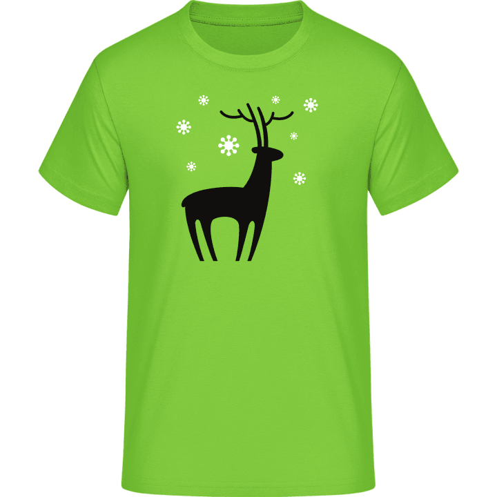 Xmas Deer with Snow T-paita 0 image