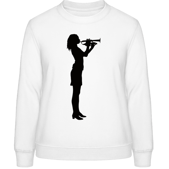 Female Trumpet Player Sudadera de mujer contain pic