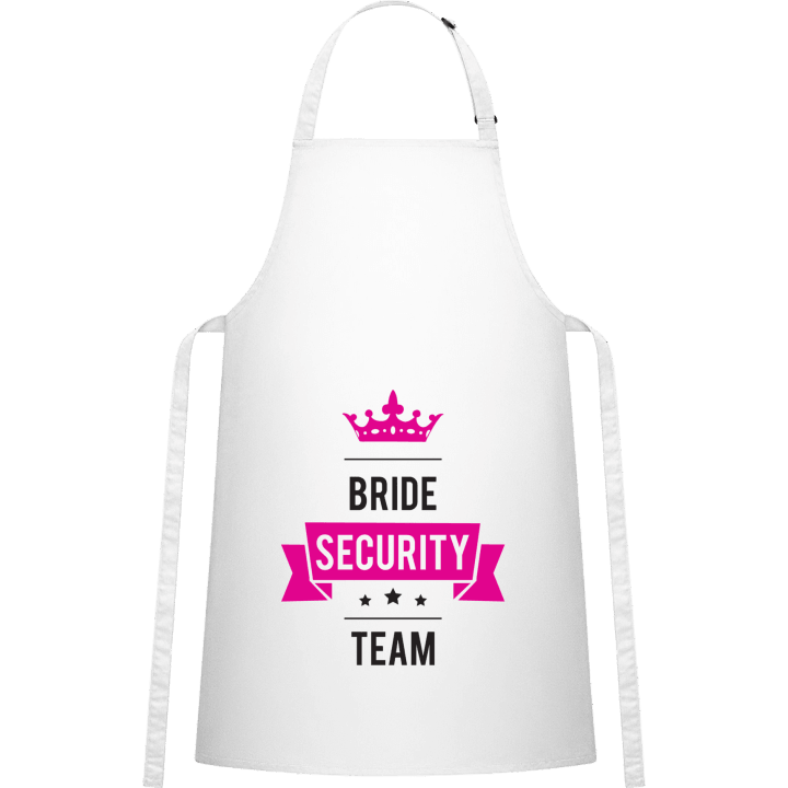 Bride Security Team Delantal de cocina contain pic