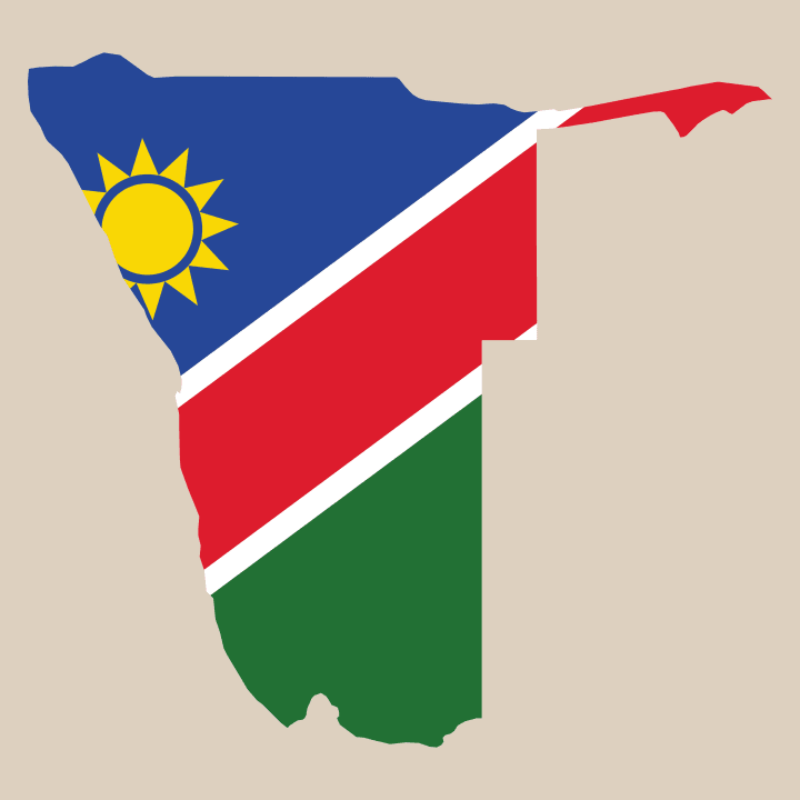Namibia Map T-shirt à manches longues pour femmes 0 image