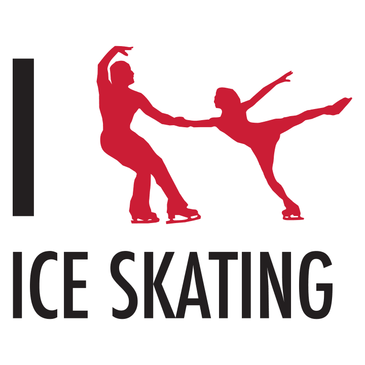 I Love Ice Skating T-shirt för bebisar 0 image