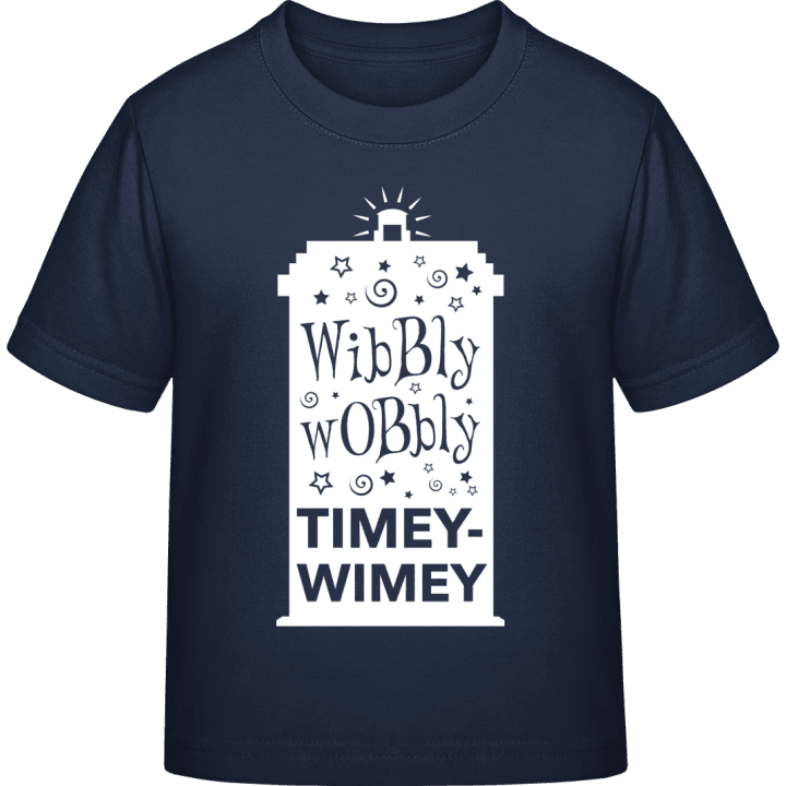 Wibbly Wobbly Timey Wimey Maglietta per bambini contain pic