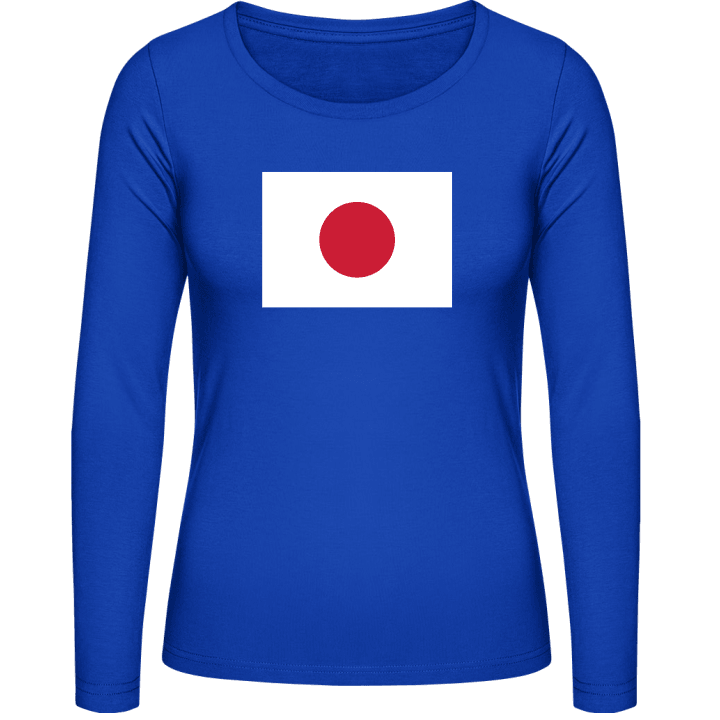 Japan Flag Langermet skjorte for kvinner contain pic