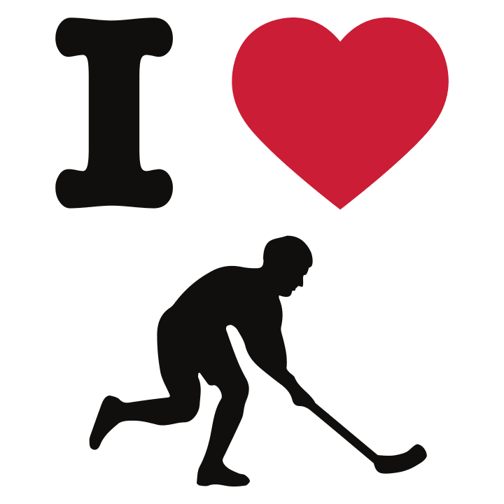 I Love Hockey Felpa con cappuccio da donna 0 image