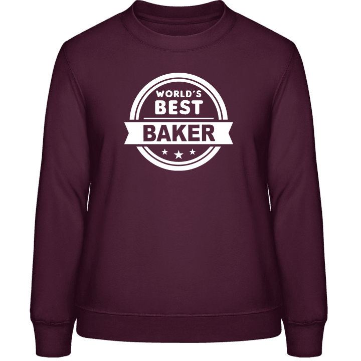 World's Best Baker Sweatshirt för kvinnor contain pic