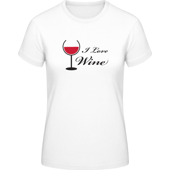 I Love Wine T-shirt för kvinnor 0 image