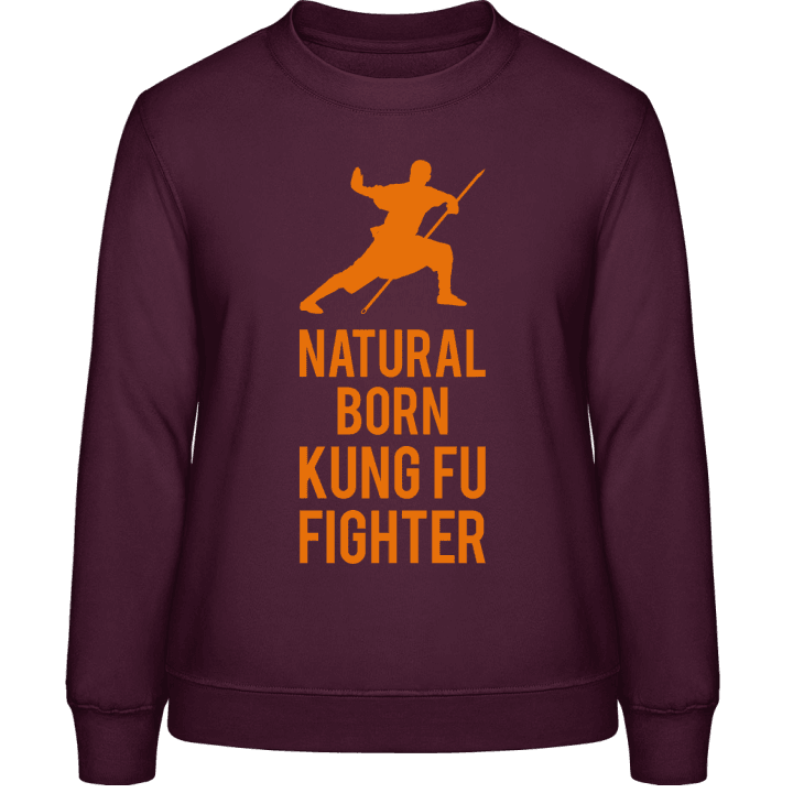 Natural Born Kung Fu Fighter Sweatshirt för kvinnor contain pic