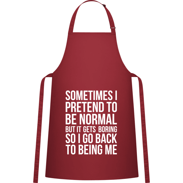 Sometimes I Pretend To Be Normal Kitchen Apron 0 image
