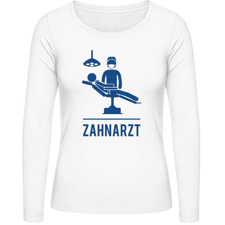 Zahnarzt bei der Arbeit T-shirt à manches longues pour femmes 0 image