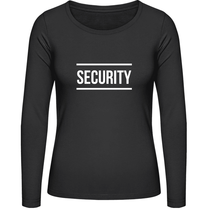 Security Camisa de manga larga para mujer contain pic