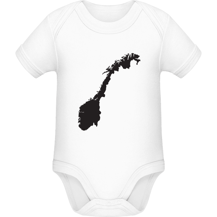 Norwegen Map Baby Strampler contain pic
