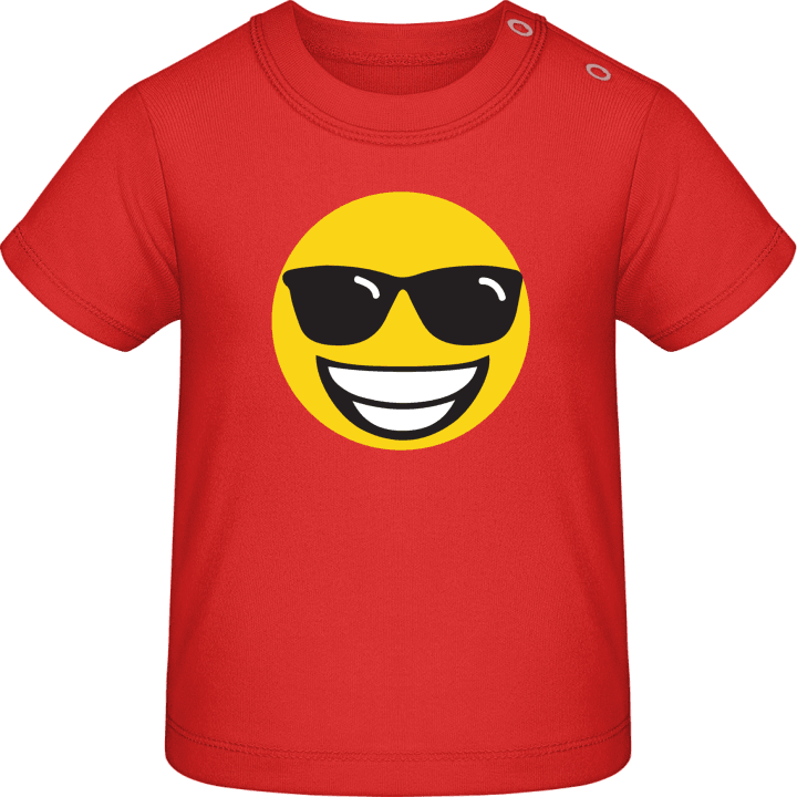 Sunglass Smiley T-shirt för bebisar 0 image