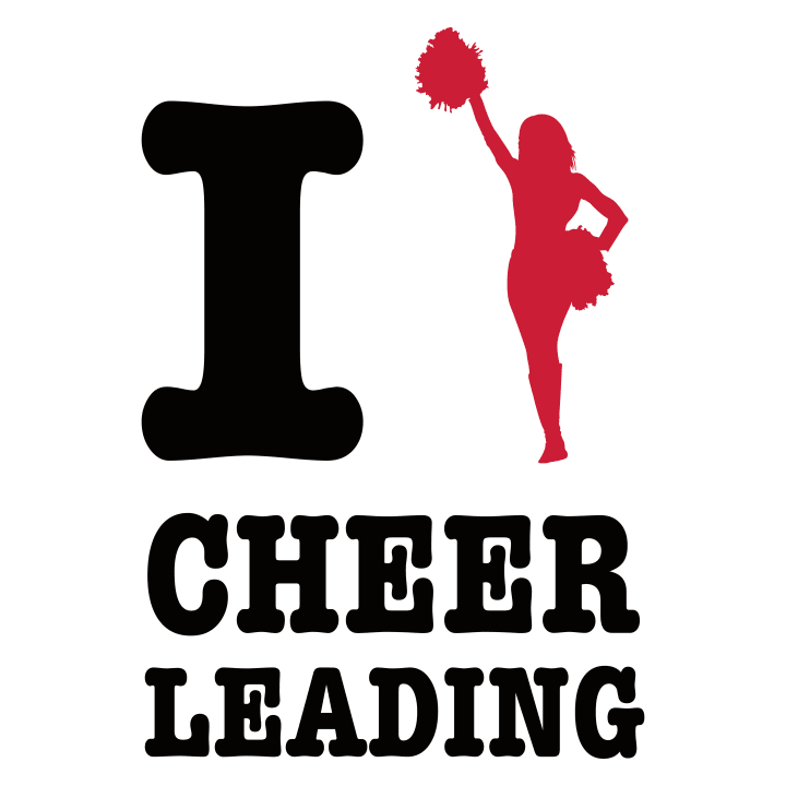 I Love Cheerleading Langermet skjorte for kvinner 0 image