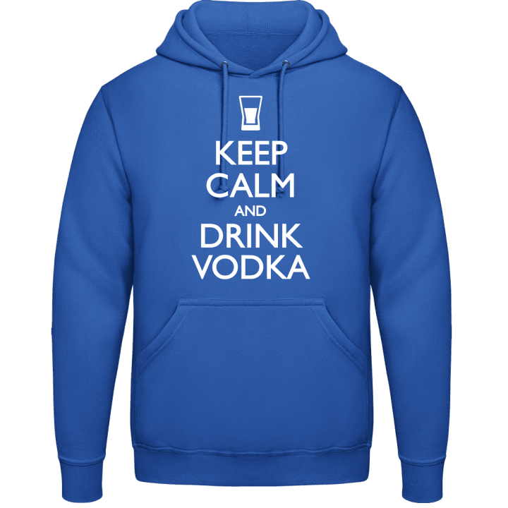 Keep Calm and drink Vodka Felpa con cappuccio contain pic