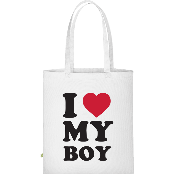 I Love My Boy Stofftasche contain pic
